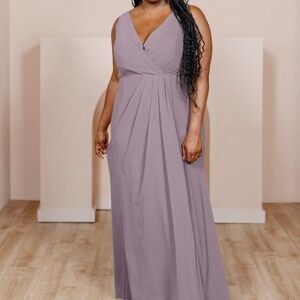Revelry Wisteria Blair Chiffon Bridesmaid Dress